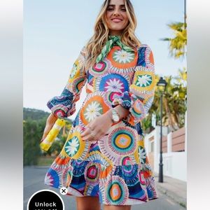 Never Fully Dressed Crochet Malibu Mini Dress